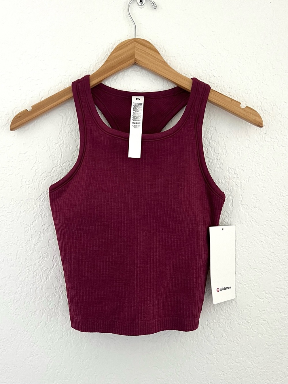 Lululemon Ebb to Street Cropped Racerback Tank NWT